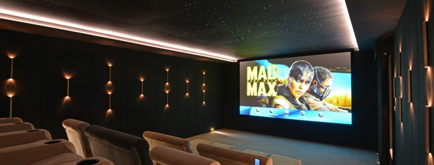 cinema seating build projector 4k devon cornwall