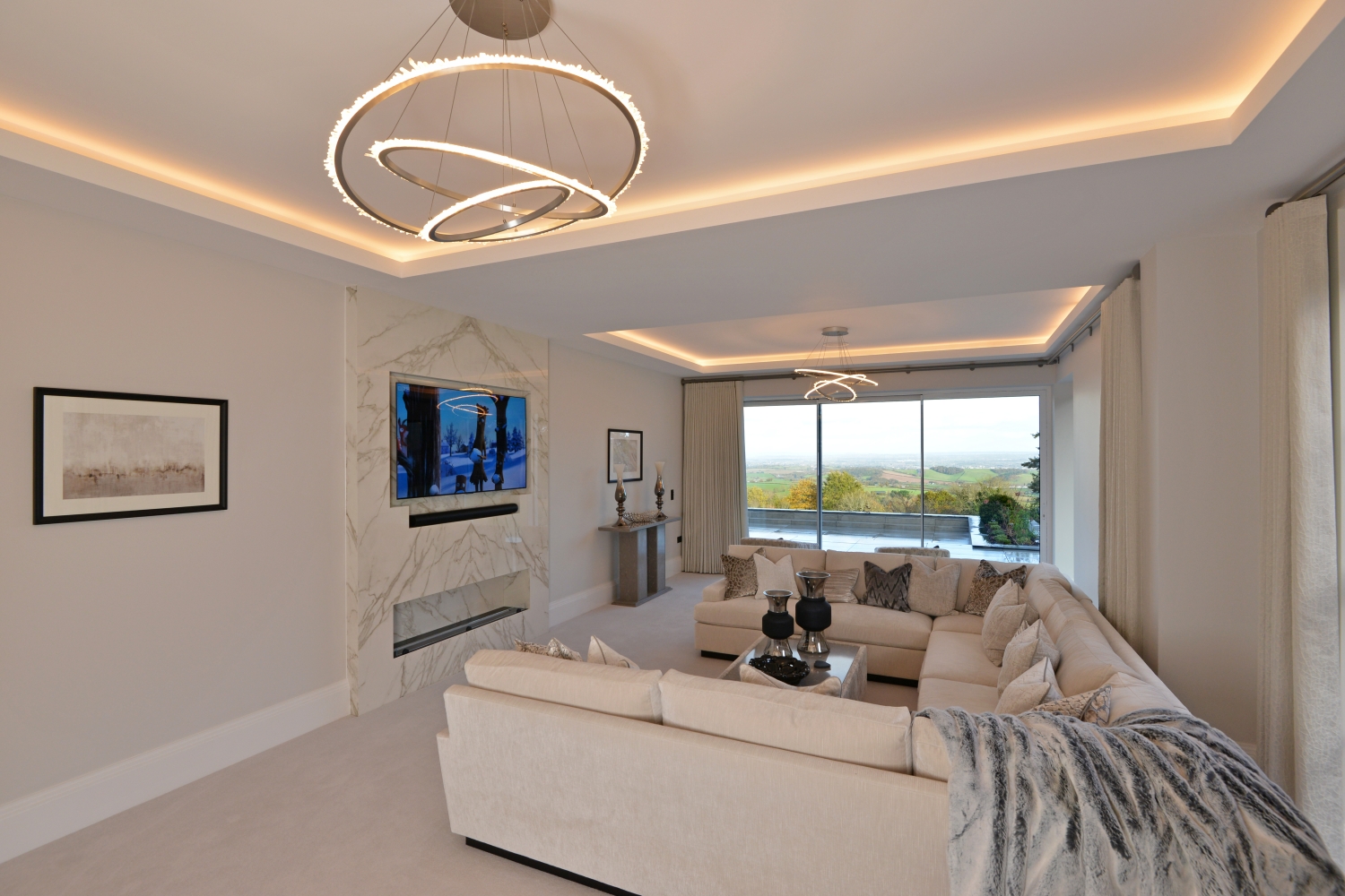 SONOS IN MEDIA WALL BESPOKE DEVON